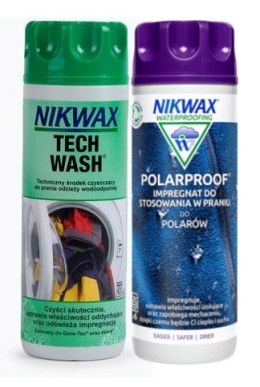 Zestaw pielęgnacyjny Nikwax Tech Wash + Polar Proof 2x300ml