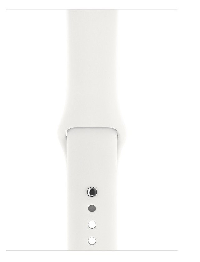 Watch Series 3 GPS, 42mm koperta z aluminium w kolorze srebrnym z paskiem sportowym w kolorze białym
