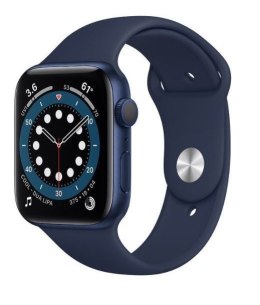 Zegarek Series 6 GPS, 40mm koperta z aluminium w kolorze niebieskim z paskiem sportowym w kolorze głębokiego granatu - Regular