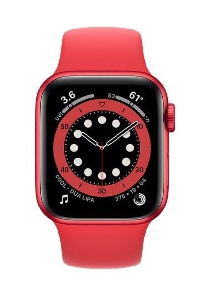 Zegarek Series 6 GPS, 40mm koperta z aluminium z edycji (PRODUCT)RED z paskiem sportowym z edycji (PRODUCT)RED - Regular