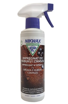 Impregnat do obuwia Nikwax Nubuk i welur spray-on 300 ml