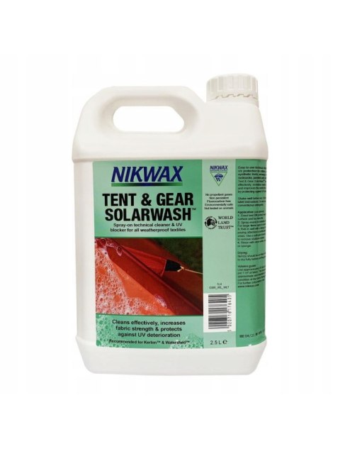 Środek czyszczący Nikwax Tent&Gear Solar Wash spray-on 2,5 L