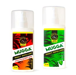 Zestaw Mugga spray na komary i kleszcze 50% DEET +9,5% DEET