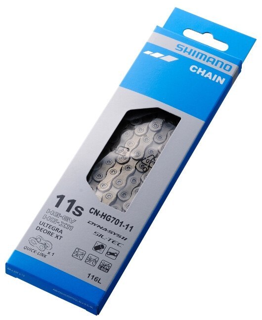 Łańcuch 11 rzędowy Shimano XT/Ultegra CN-HG701 116 ogniw + spinka