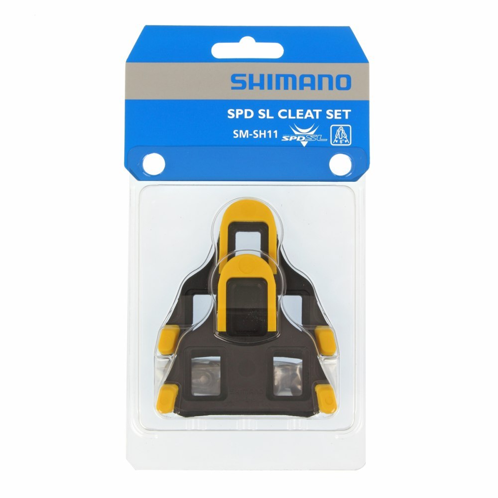 Bloki szosowe Shimano SPD-SL SM-SH11 żółte