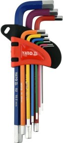 Zestaw kluczy imbusowych Yato 1,5-10mm (9 szt)