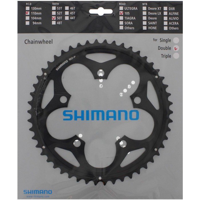 Zębatka rowerowa przednia Shimano 105 FC-5750 50T