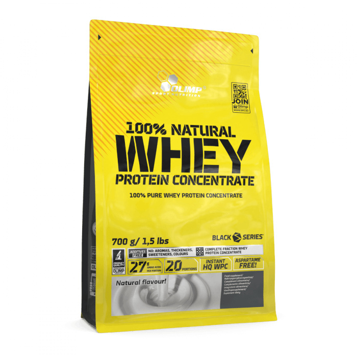 Whey Protein concentrate 100% (worek) 700g naturalny