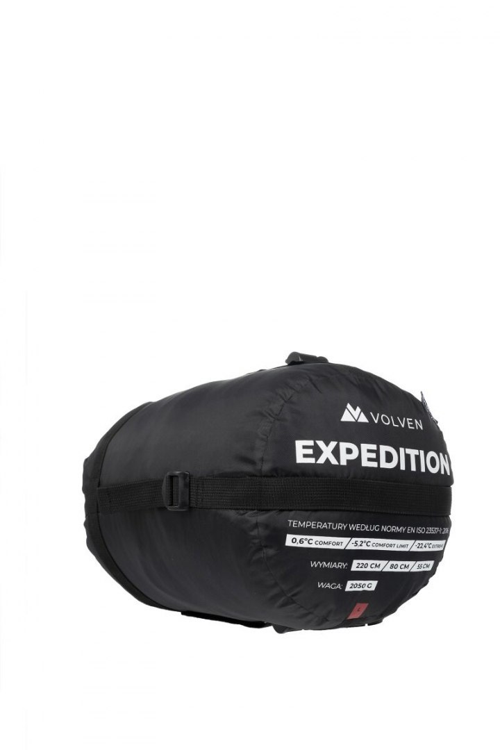 Śpiwór Volven Expedition czerwony prawy limited edition