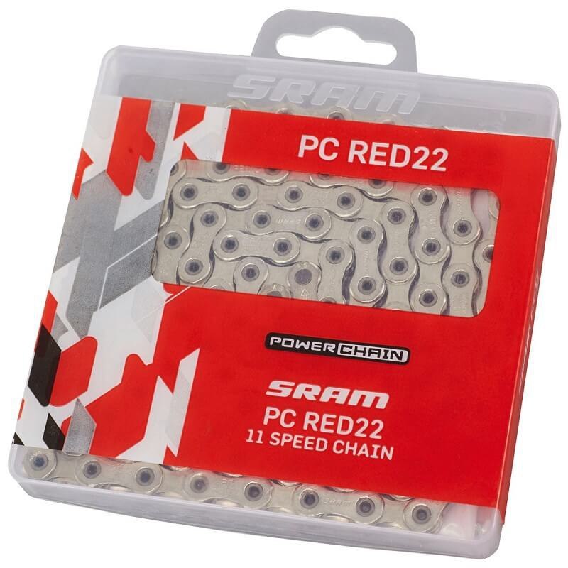 Łańcuch 11 rzędowy SRAM PC-RED22 114 ogniw + spinka