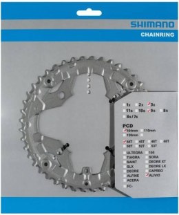 Zębatka rowerowa przednia Shimano Alivio FC-T4060 44T